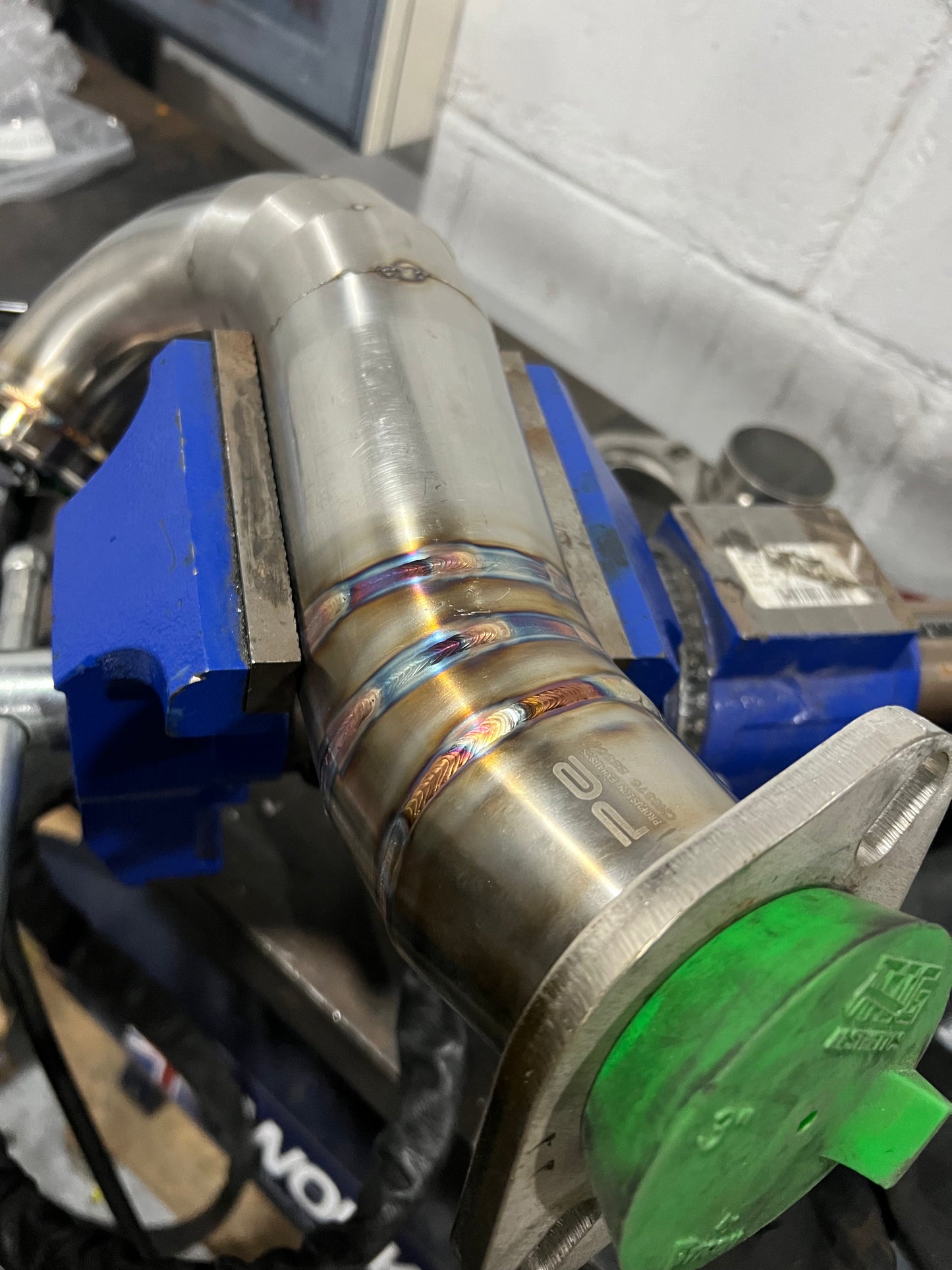 ABARTH 595/695 DE-CAT Downpipe (Garrett 1446)