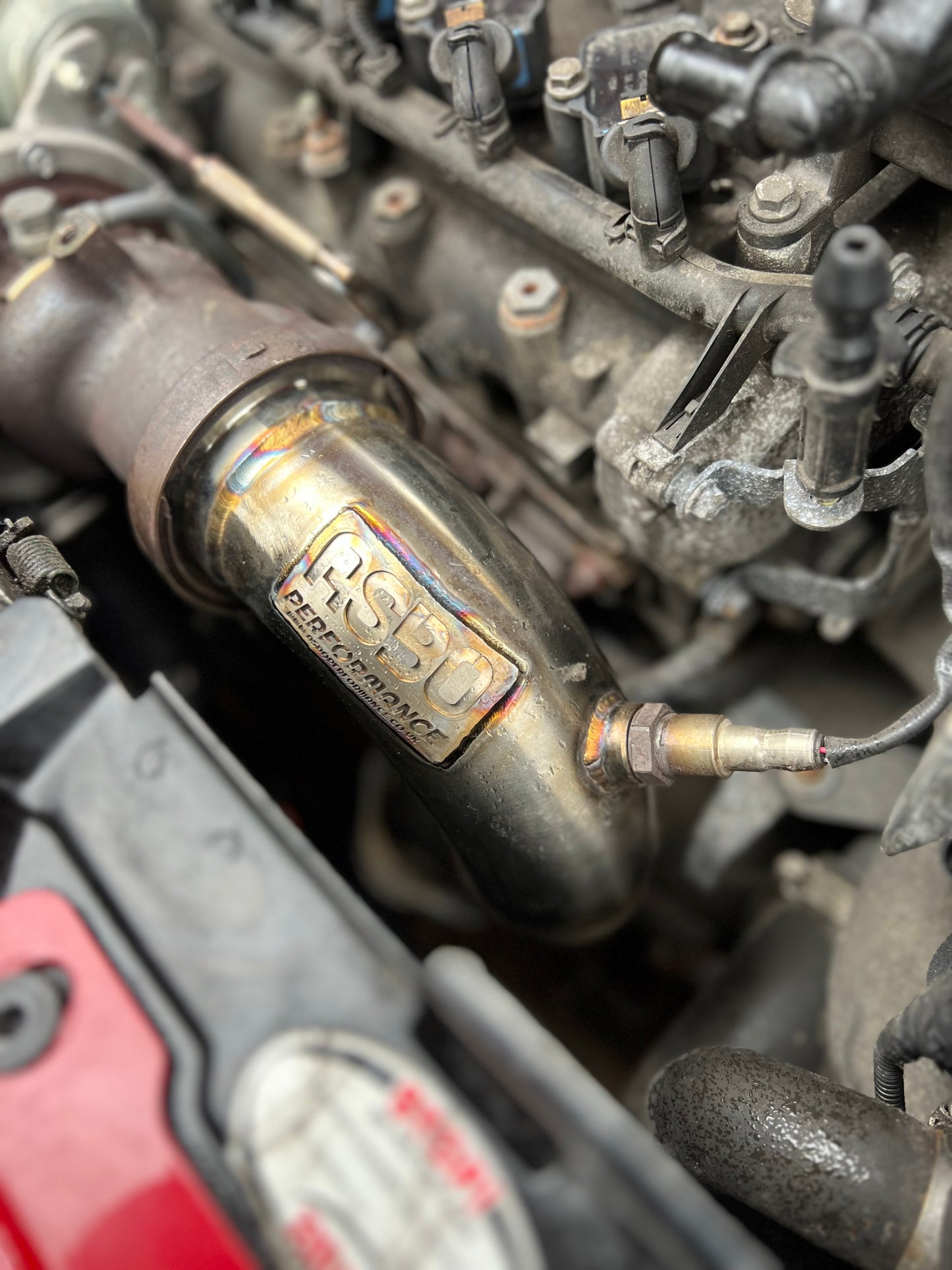 ABARTH 595/695 DE-CAT Downpipe (Garrett 1446)