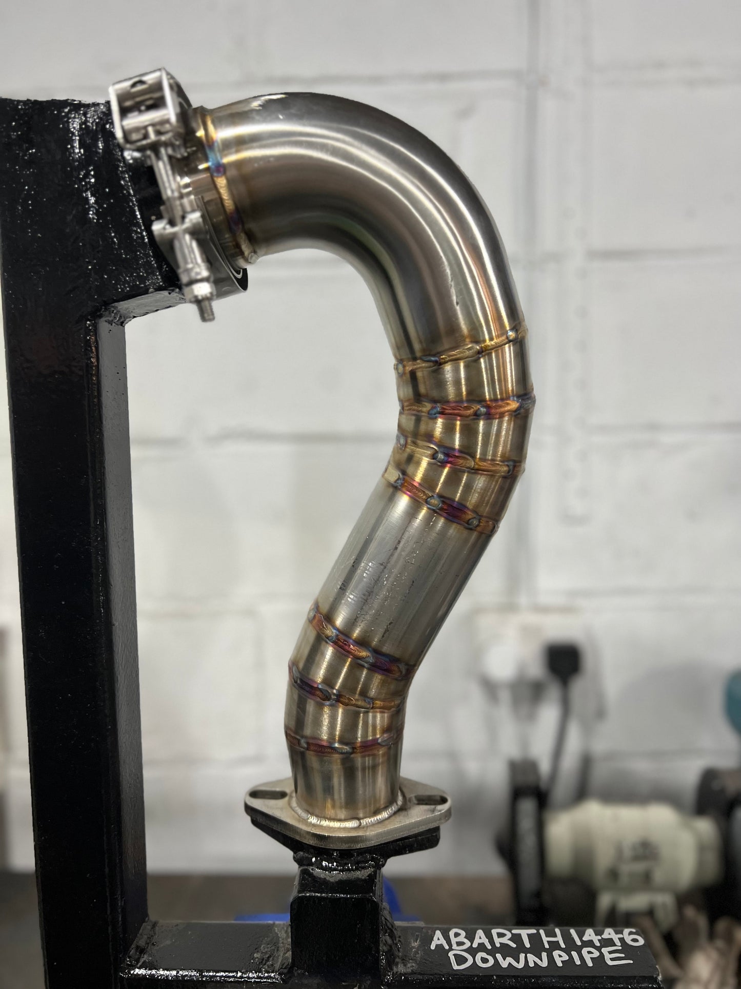 ABARTH 595/695 DE-CAT Downpipe (Garrett 1446)