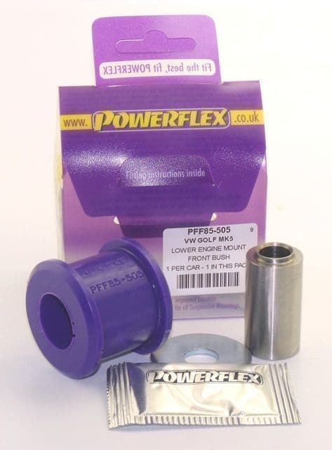POWERFLEX LOWER ENGINE MOUNT SMALL BUSH PFF85-505 FOR VW CADDY MK3 TYP 2K (2004 - 06/2010)